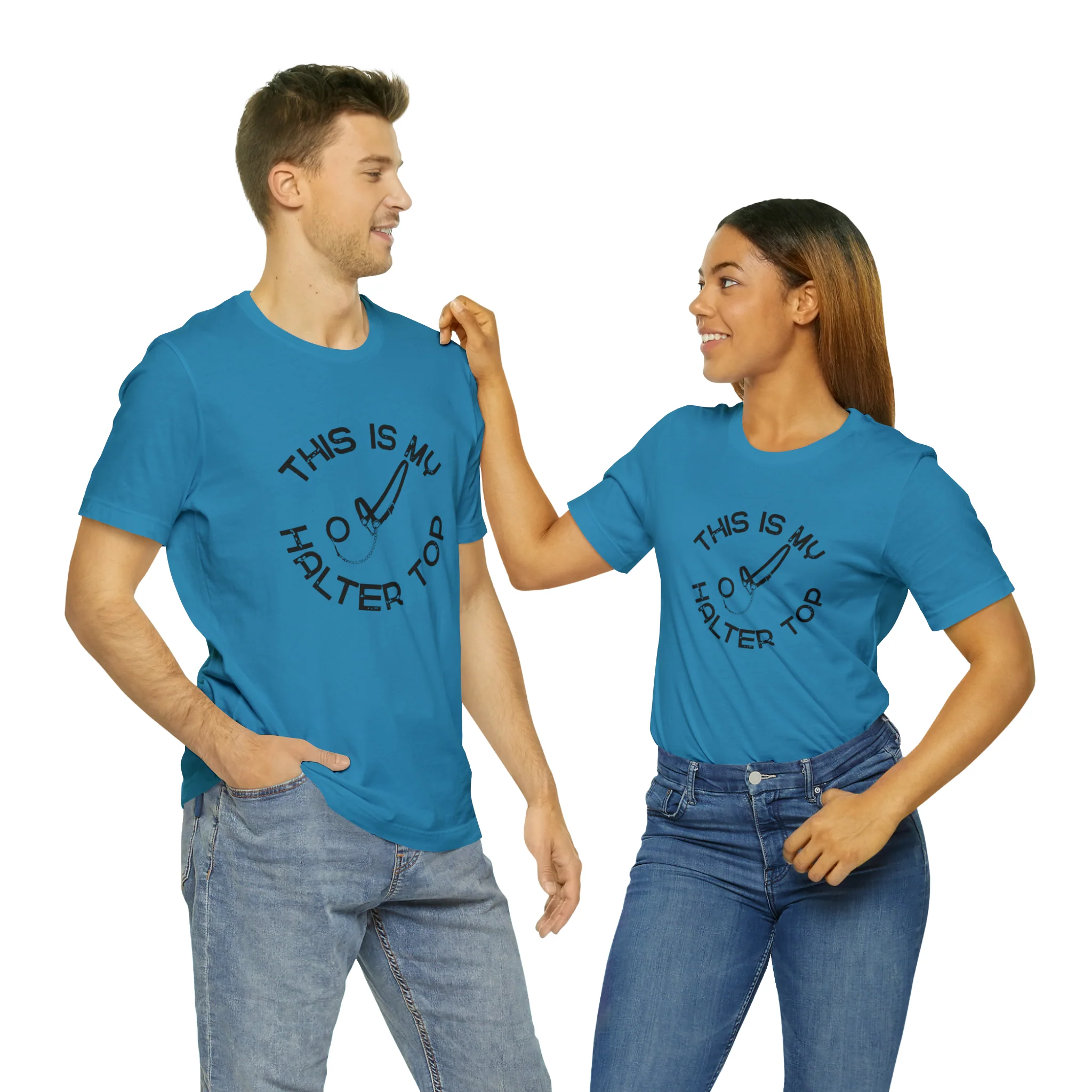 This is My Halter Top Unisex Jersey Short Sleeve Tee
