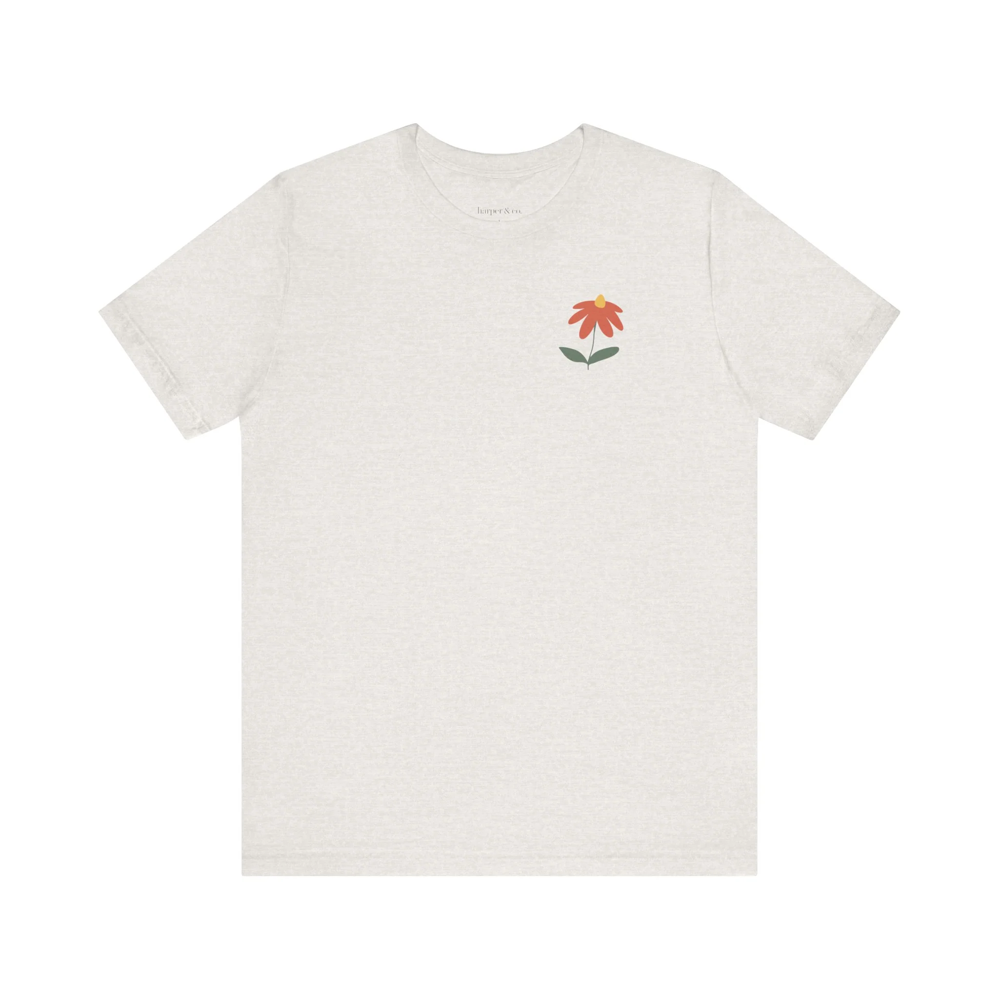 Gerbera Bella Canvas Unisex Jersey T-Shirt - Multiple Colors