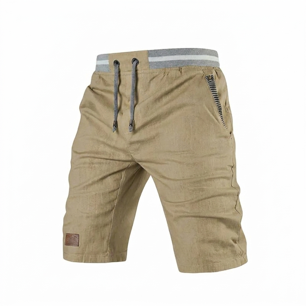 Men's Striped Bermuda Shorts