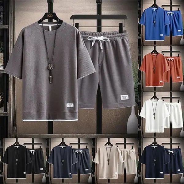 🔥Men’s 2-Piece Oversized Minimalist Drawstring Clothing Set