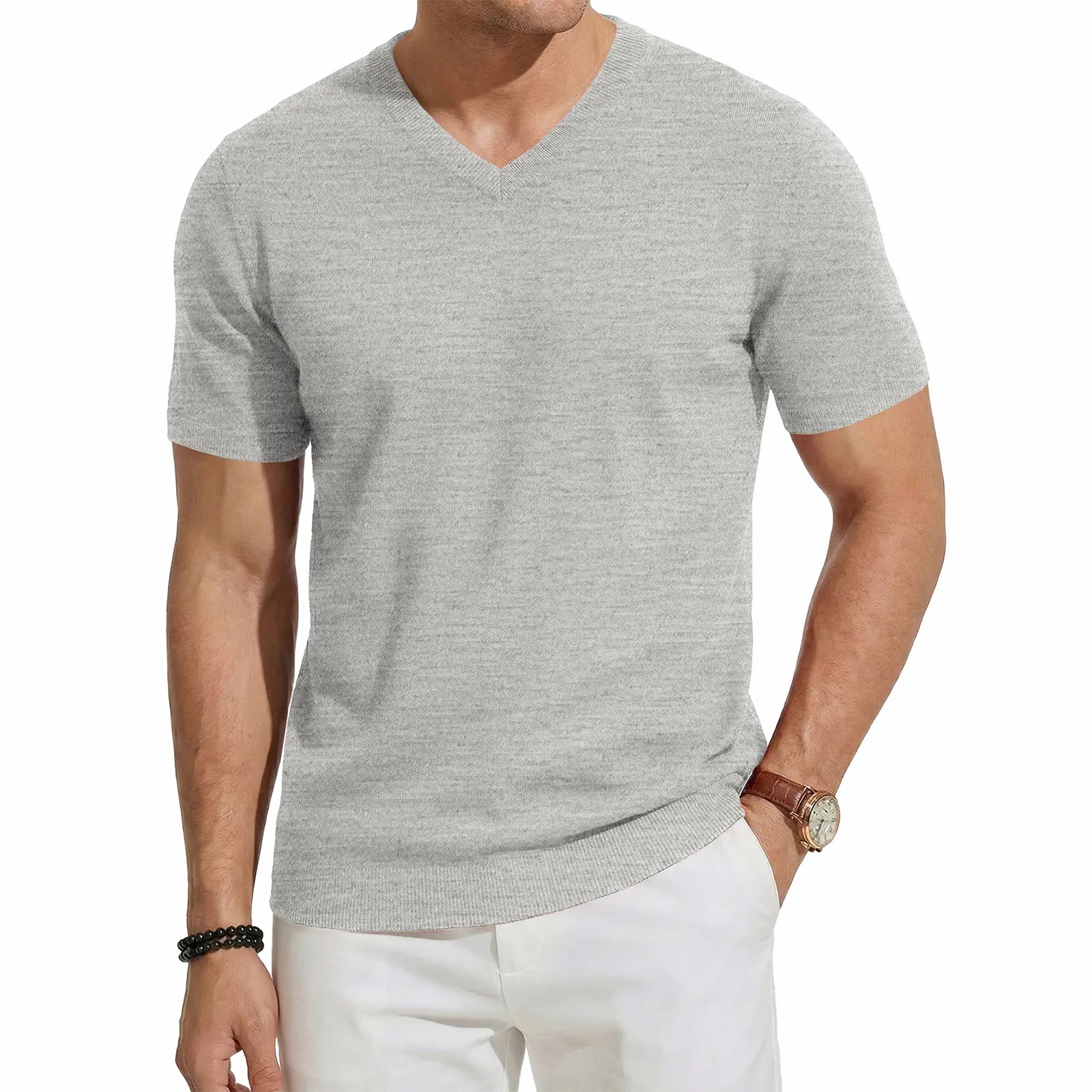 🔥 7-Pack Men's V-Neck Knit Sweaters| Only $24
