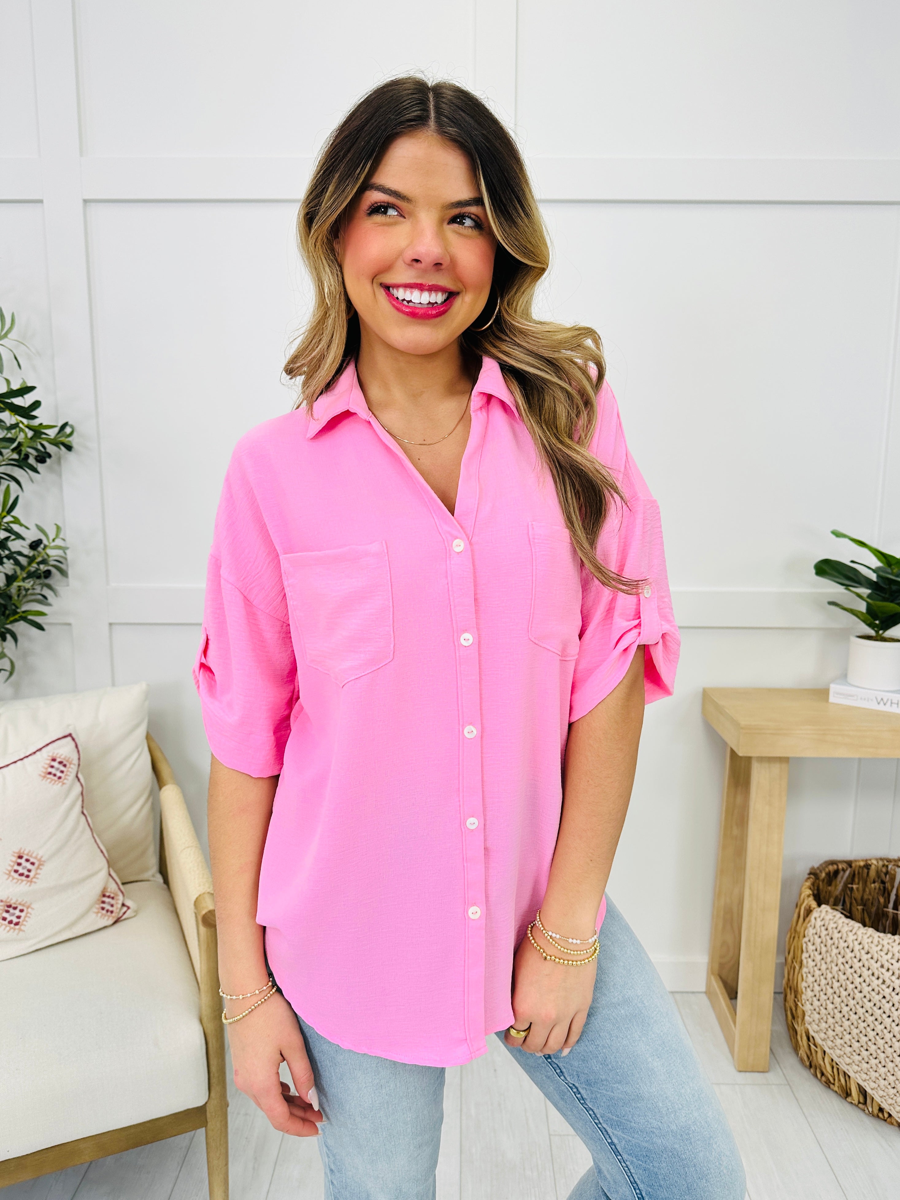 The Perfect Pocket Top- Multiple Colors!
