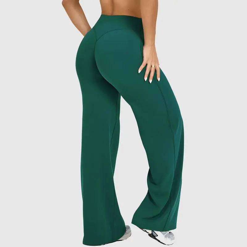 Straight Leg Bottoms Fitness Gymwear Women Workout Leggings