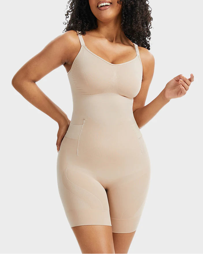All-in-One Sculpting Bodysuit with Easy-Off Design