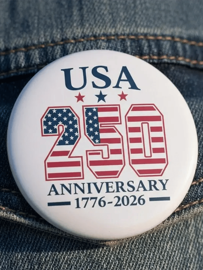 American 250th Anniversary Brooch