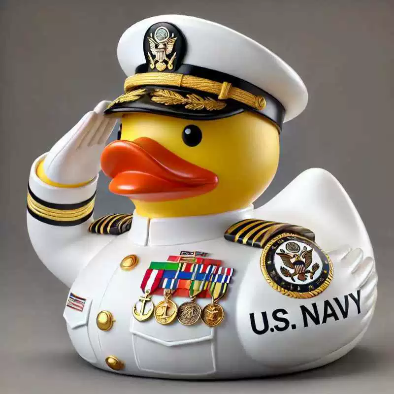 Handcrafted Ducks  Veteran Tribute Car Decor & Collectible Gifts