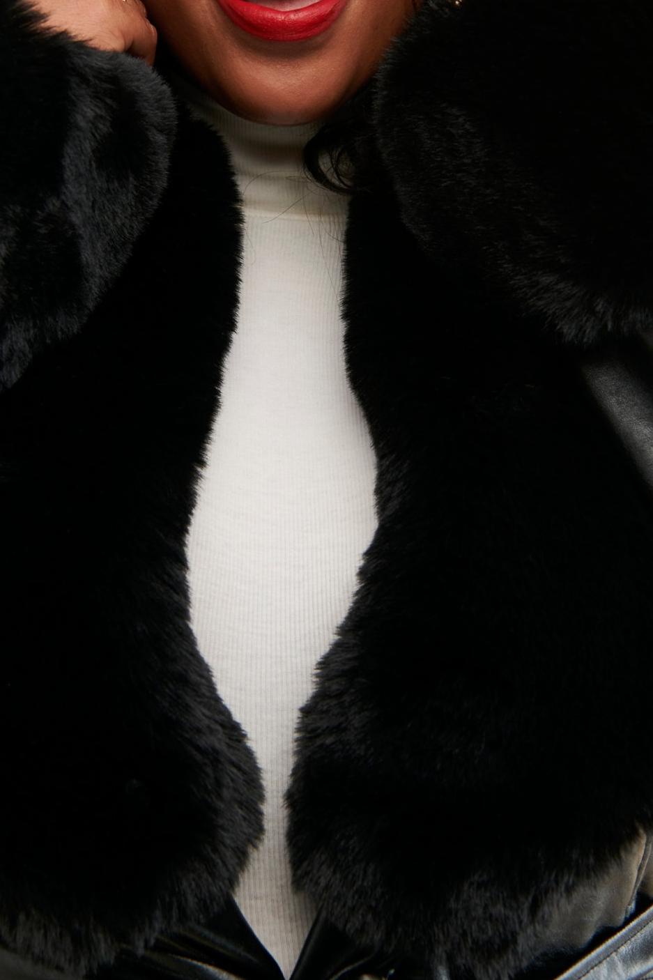 Mixed Media Coat