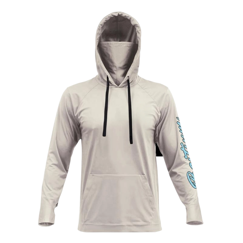 Hooded UPF 50 Long Sleeve with Gaiter - Lightweight, Breathable, Moisture-Wicking