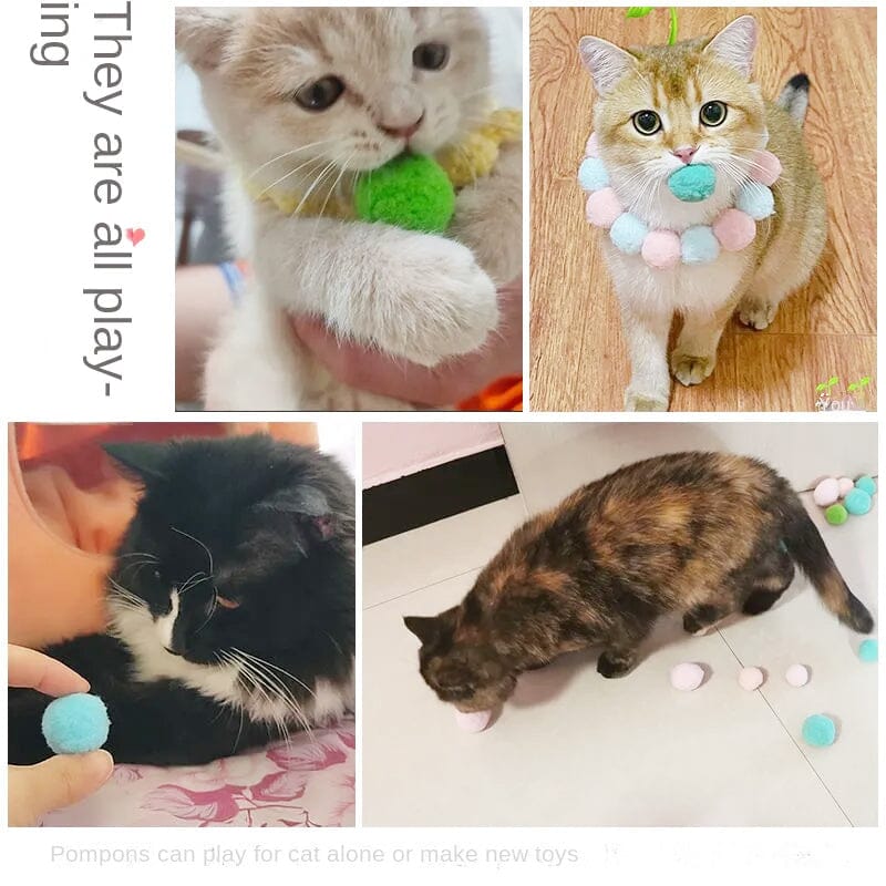 Silent Cat Toy Ball 30pc