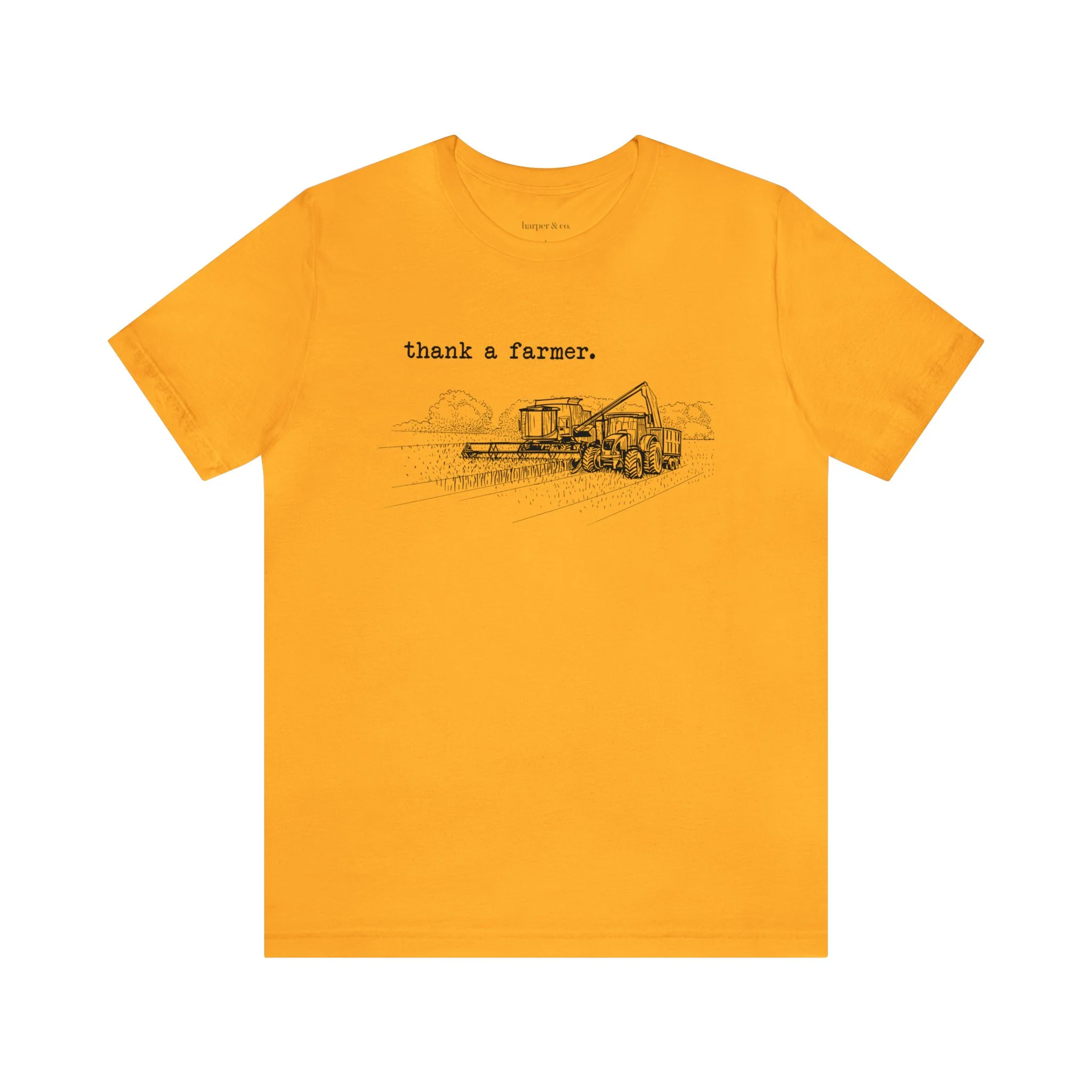 Thank a Farmer Unisex Jersey Short Sleeve Tee