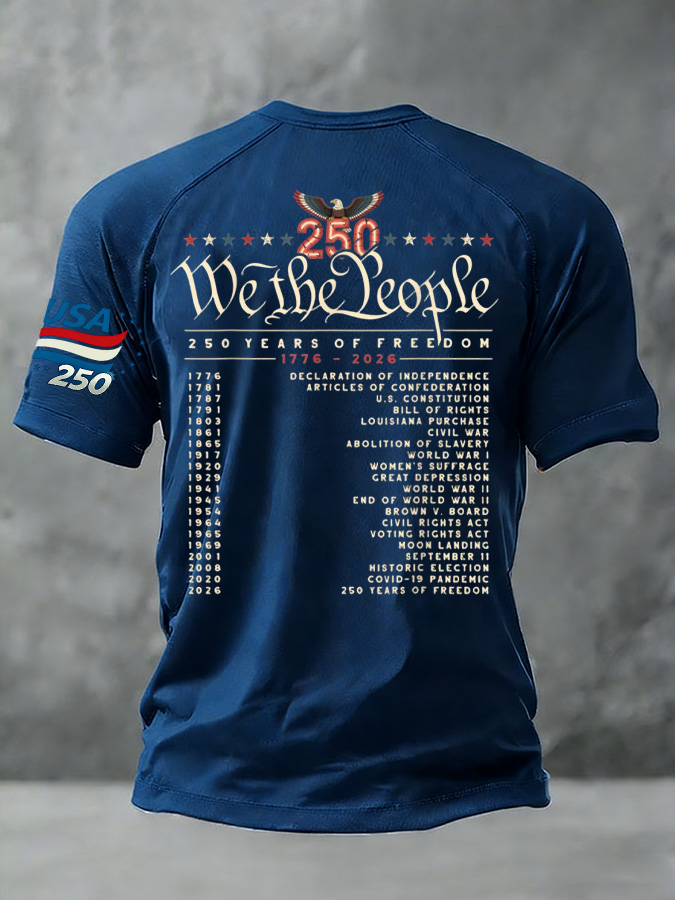 Men'S And Women'S Casual 250Th Anniversary Founding Celebration Raglan T-Shirt
