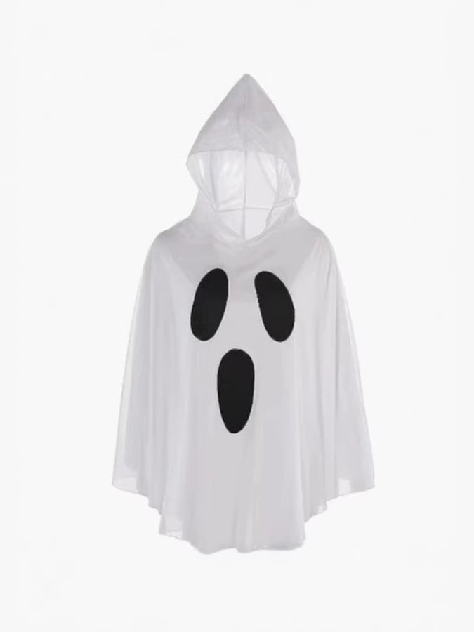 🔥HOT SALE🔥Unisex Ghost Print Halloween Hooded Cape