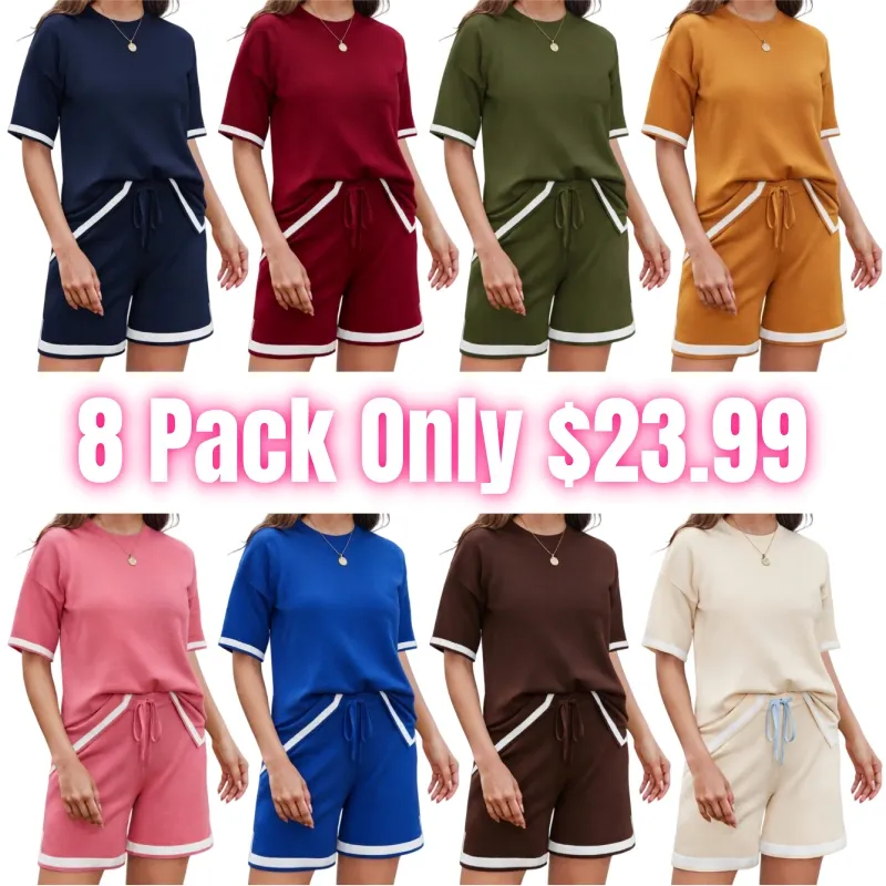 Women's Summer Knit Pajama Set