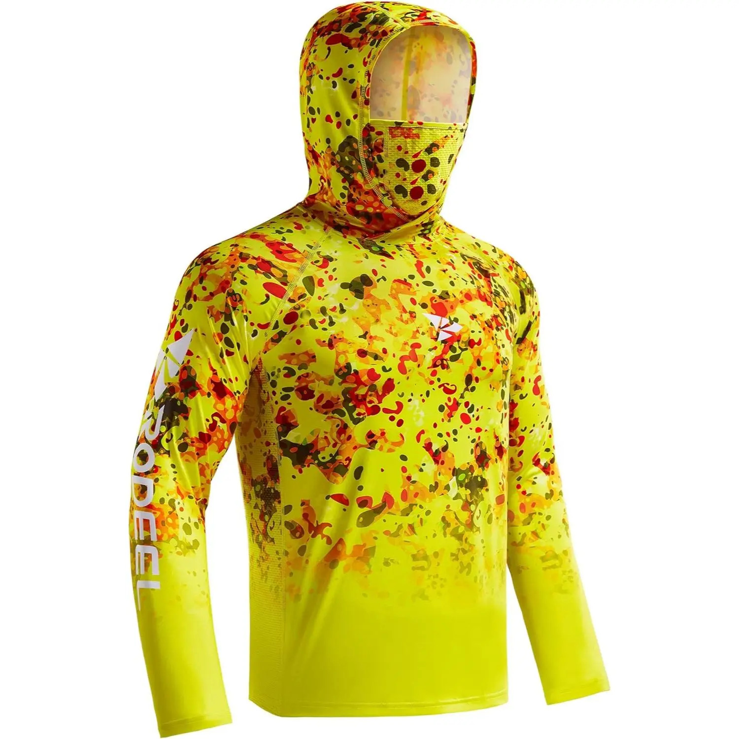 Men's Sun Protection Hoodie (with Face Mask/Neck Gaiter) — UPF 50+ UV Protection