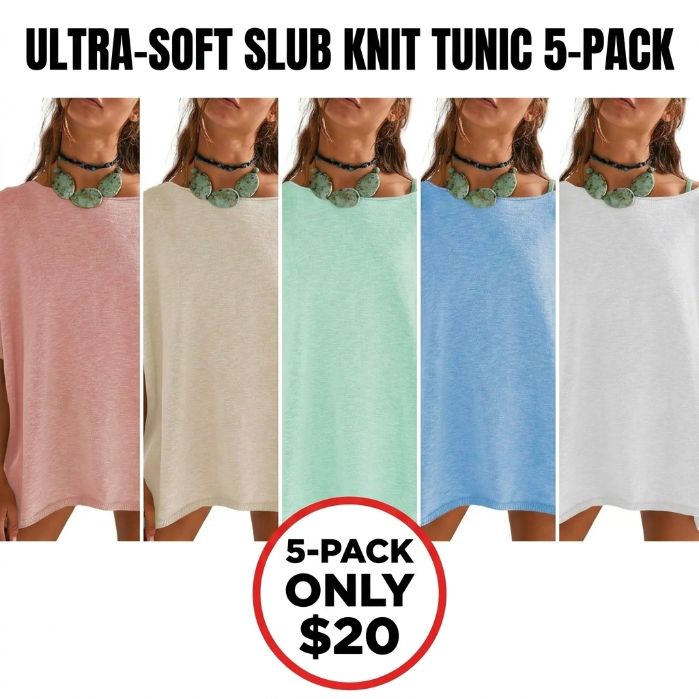 Women's Oversized T Shirts Casual Summer Crew Neck Loose Dropped Short Sleeve Side Slit Hem Blouse Tunic Tops Sweater Tee