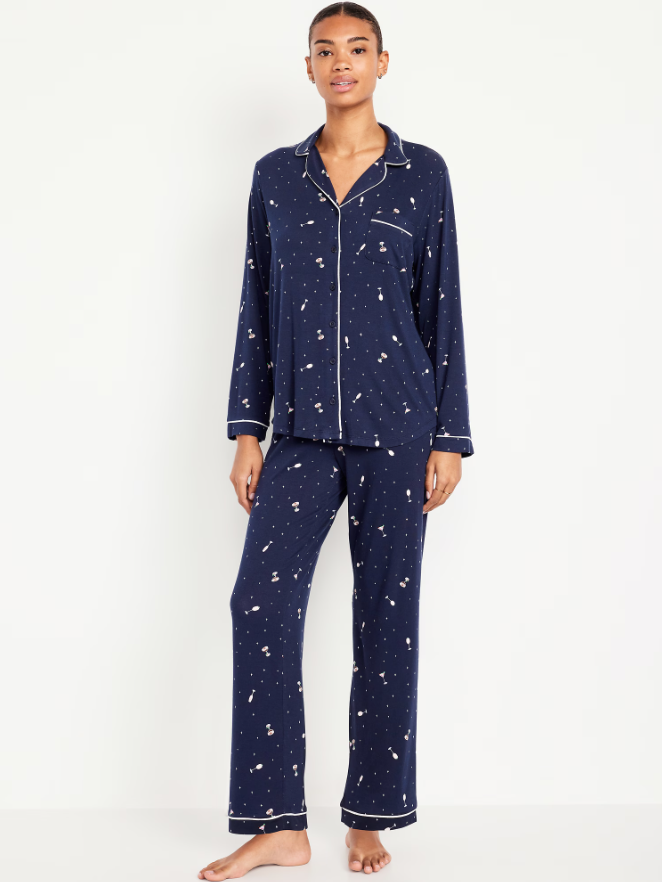 Sunday Sleep Knit Jersey Pant Set