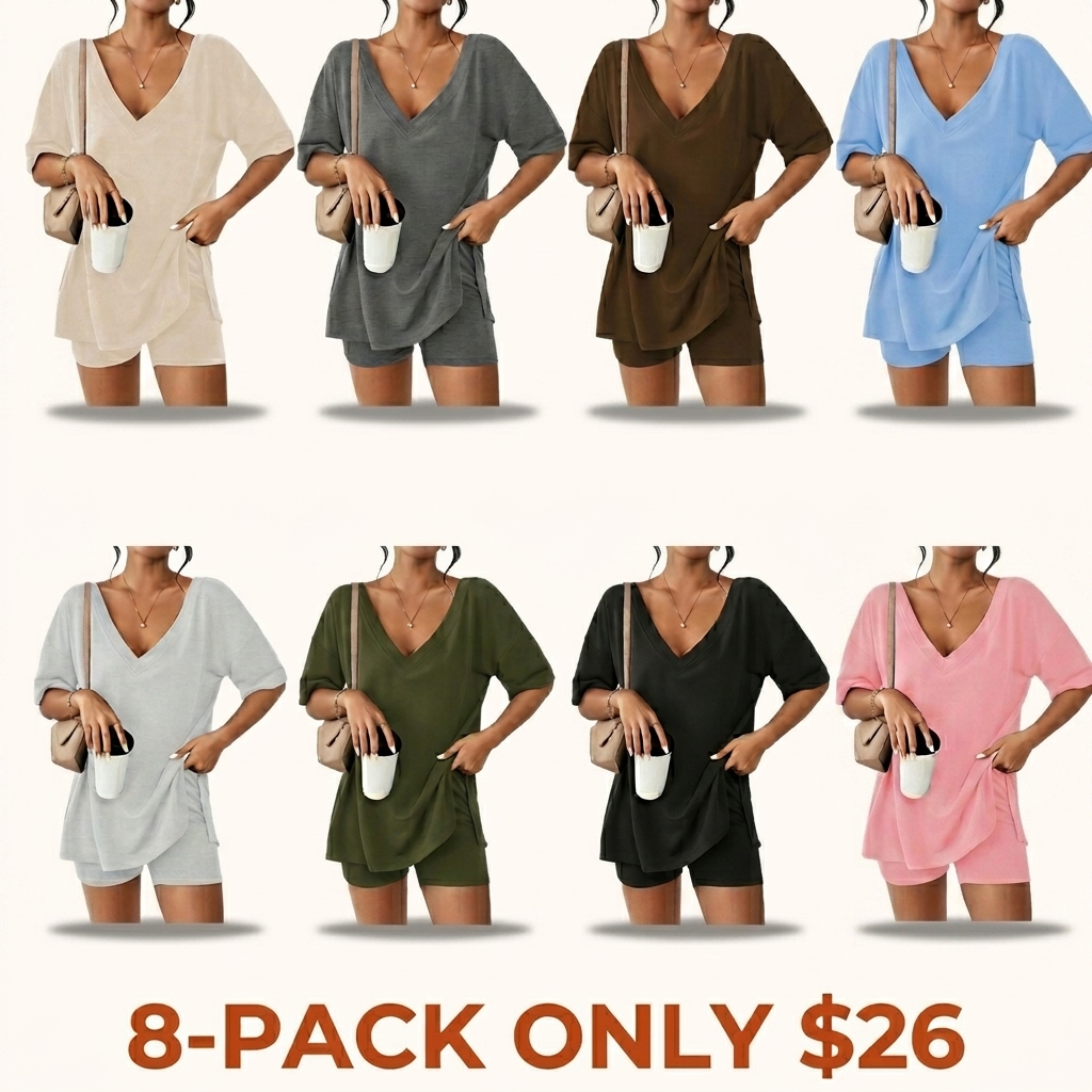 Women's Casual Summer Two-Piece Pajama Set