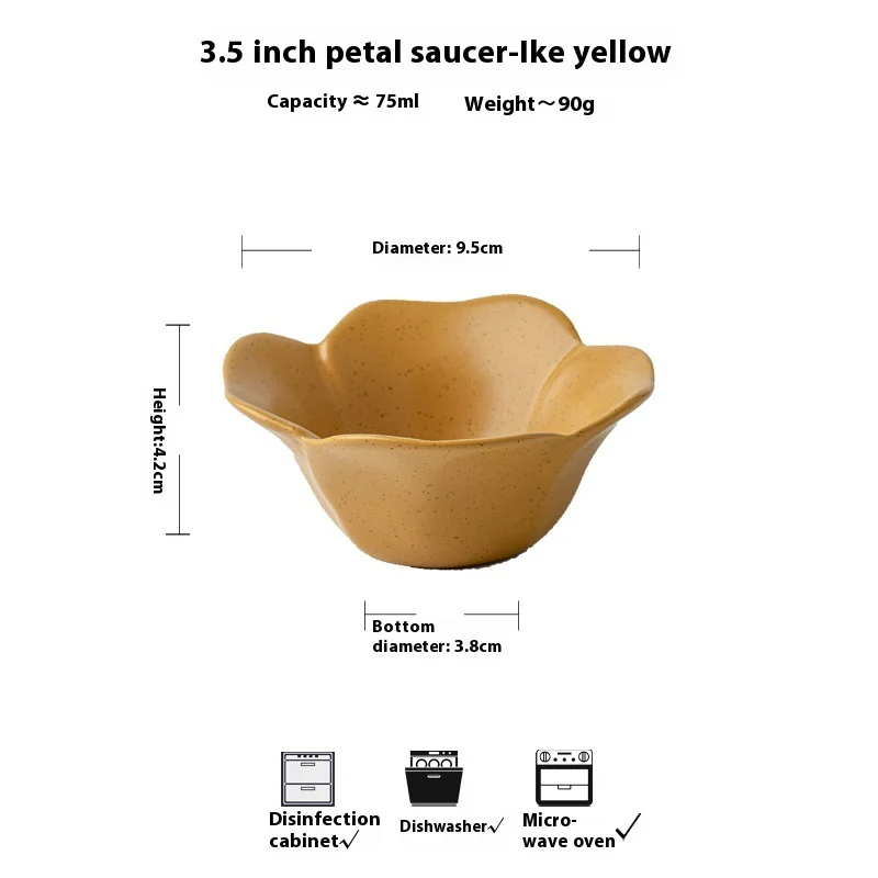 Ceramic Flower Petals Bowl