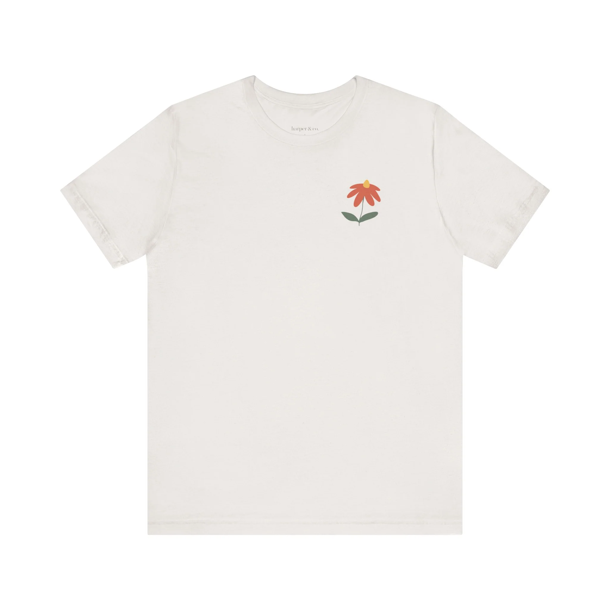 Gerbera Bella Canvas Unisex Jersey T-Shirt - Multiple Colors
