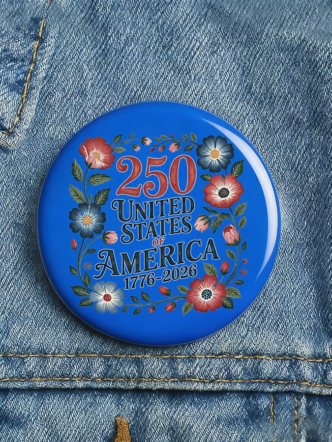 American 250th Anniversary Brooch