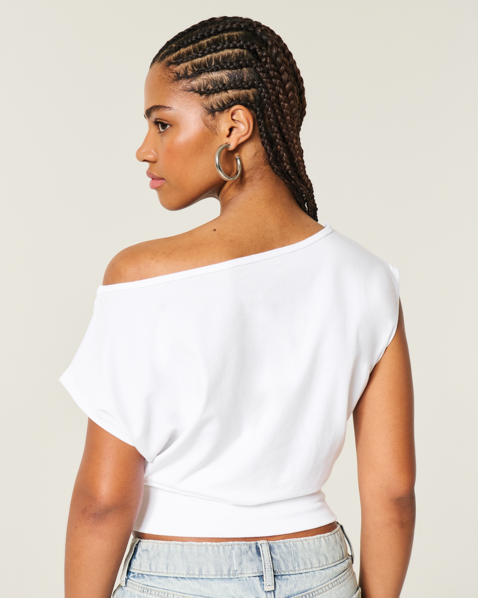 Off-the-Shoulder Banded Top