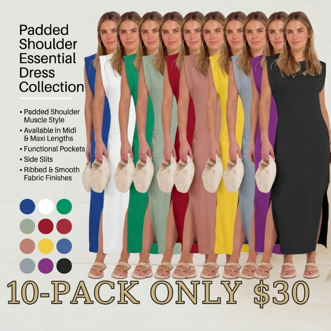 🌸 Summer Wrap Sleeveless Dress – Casual & Comfortable