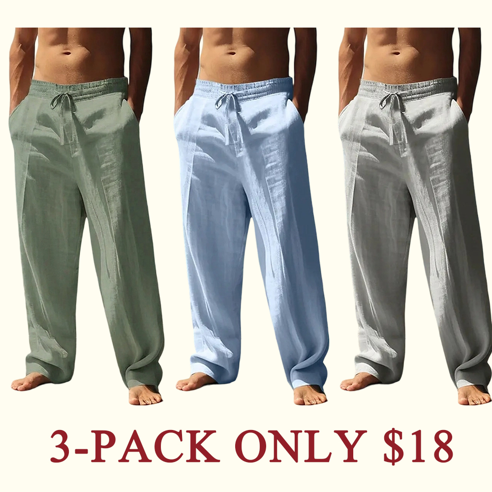 Men's Straight-Leg Casual Pants🍃