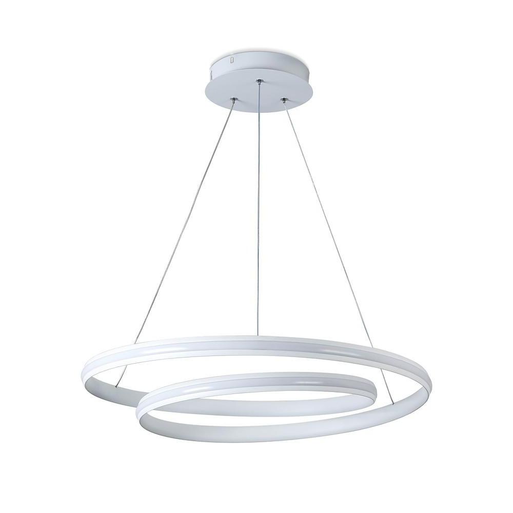 18'' Contemporary 1-Light LED Aluminum Spiral-Shaped Nursery Chandelier