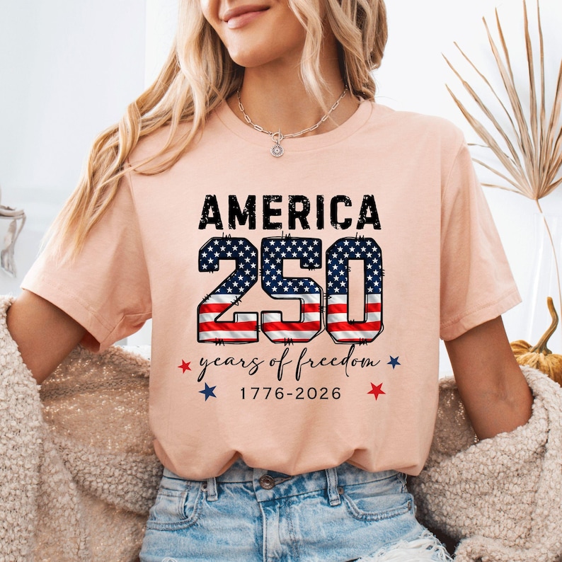 United States of America 250th Anniversary Kids Shirt,250th Anniversary Tee,Patriotic Flag 4th of July Shirt,250 Years of Independence Shirt