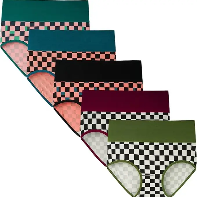 Women's High-Waisted Cotton Panties (5-Pack)
