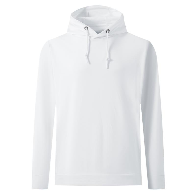 Men’s Solid Color Lightweight Golf Hoodie, 4-Way Stretch Breathable Dry Fit Pullover, Athletic Casual Fall Fashion drawstring sweatshirt Menswear Tops