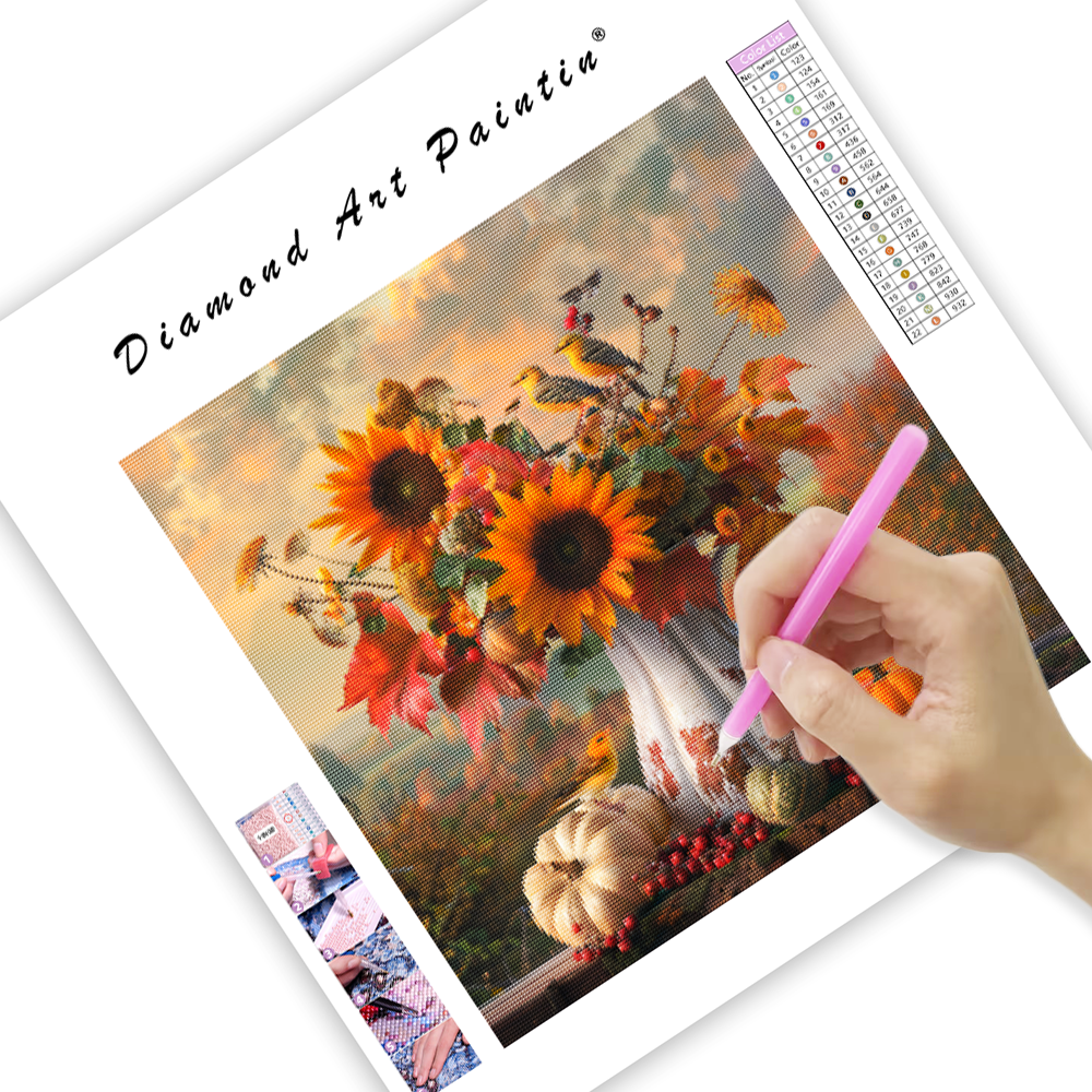 Yellow Bouquet - Diamond Painting