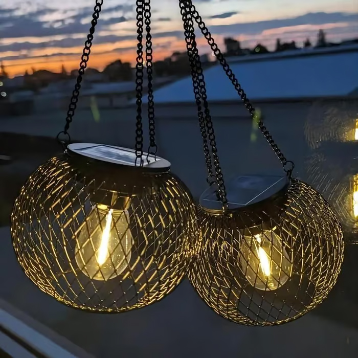 Upgraded Hanging Solar Lantern Outdoor