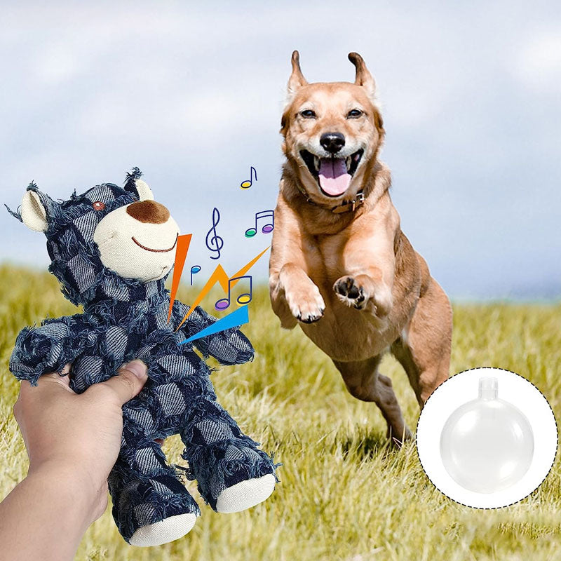 Indestructible Robust Bear Durable Chew Toys for Teeth Cleaning