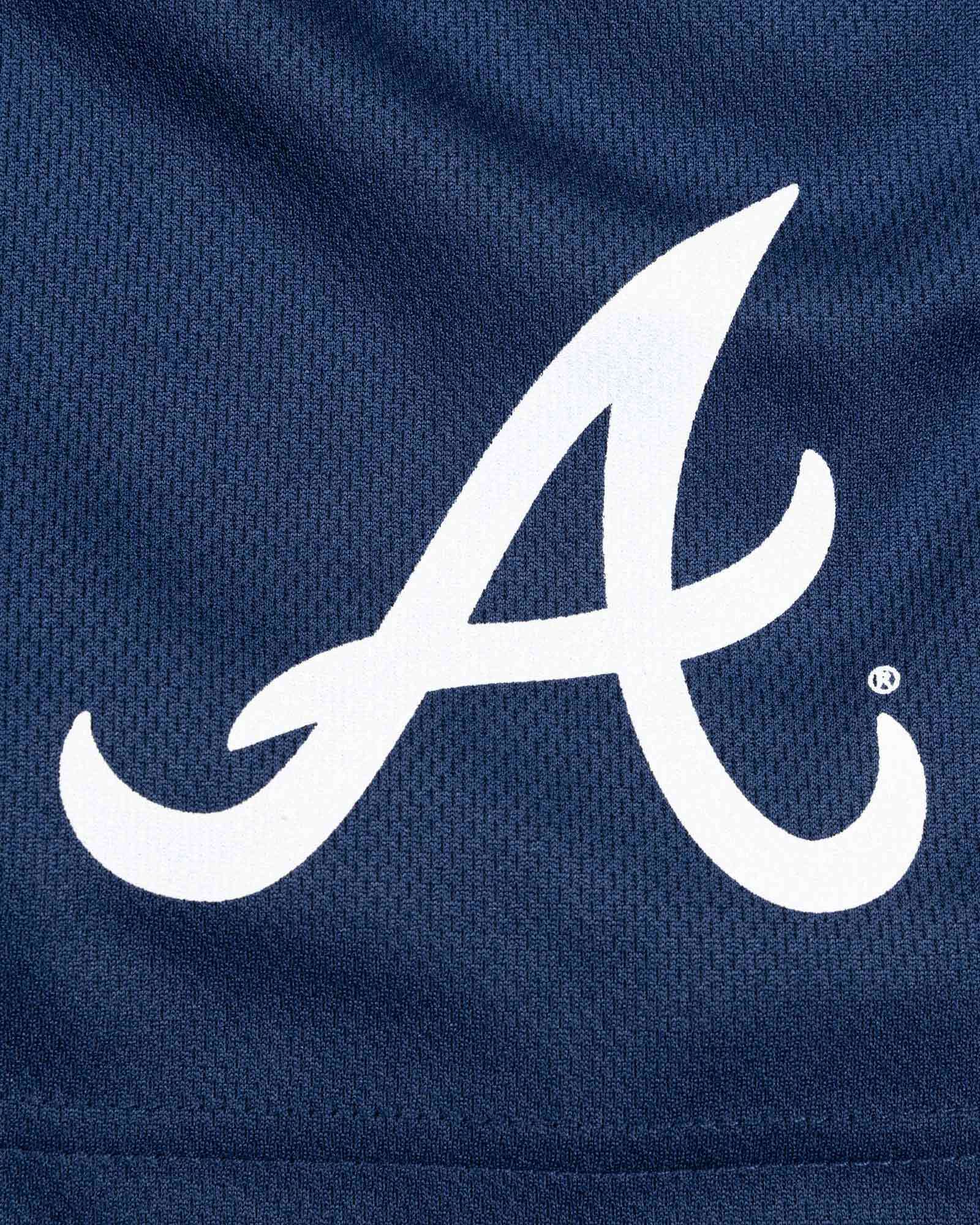 Home Away Diamond Air Youth Mesh Shorts - Atlanta Braves