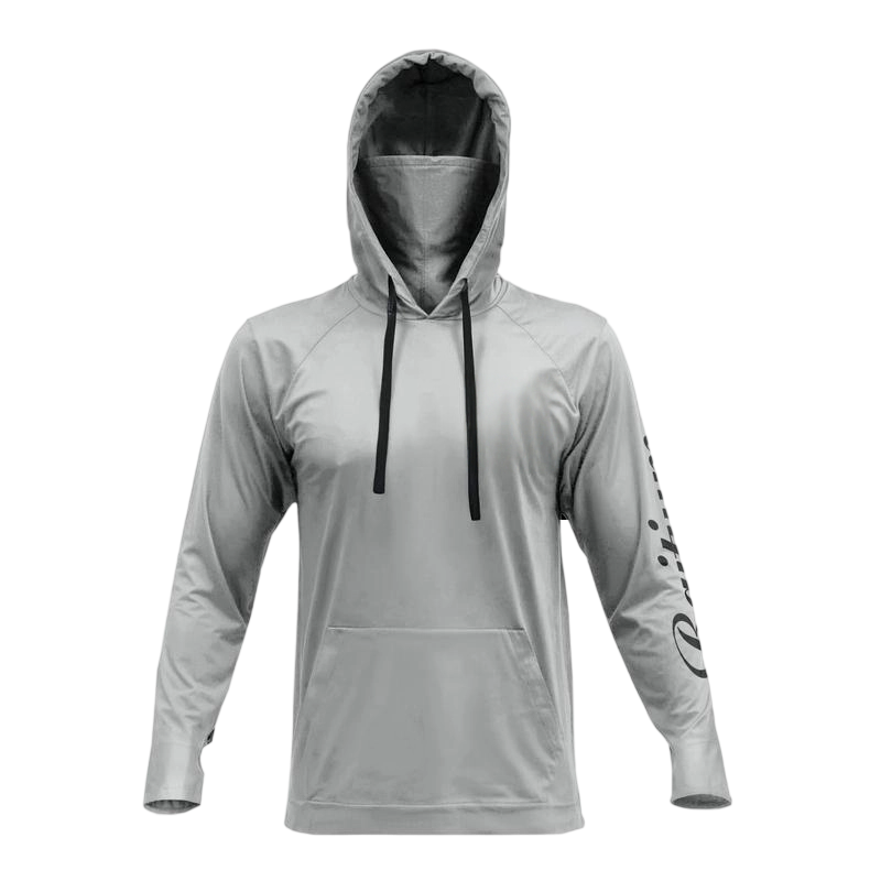 Hooded UPF 50 Long Sleeve with Gaiter - Lightweight, Breathable, Moisture-Wicking