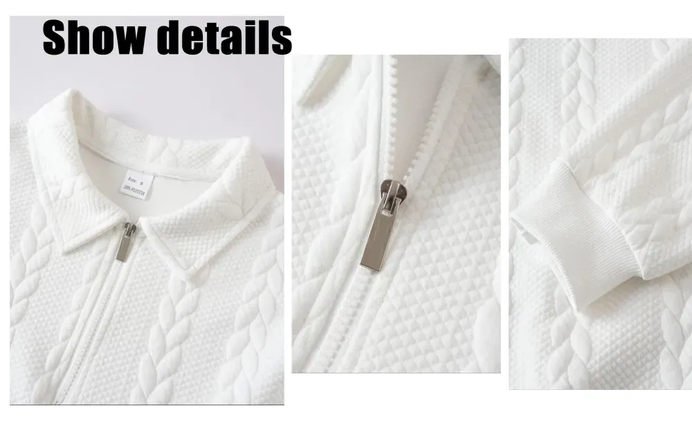 🔥Last Day Promotion!🔥Clearance Sale - Up to 90% Off-Men's Fall Winter Outfits Knitted Polo Neck Long Sleeve Sweatshirt for Daliy Wear