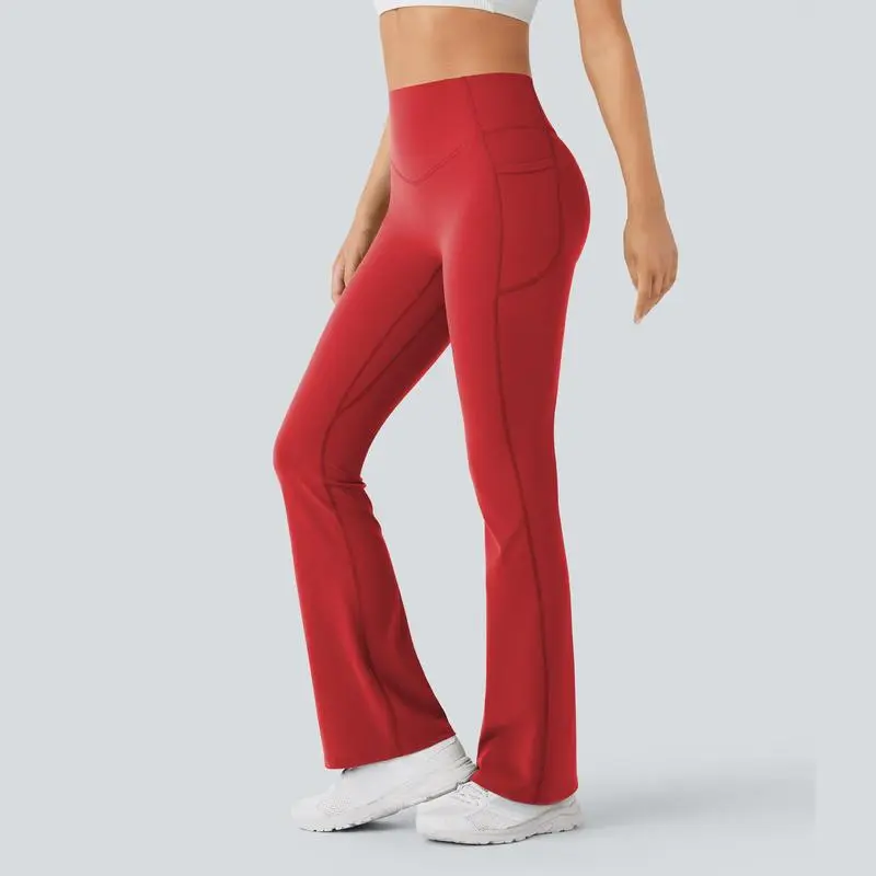 Scrunch Butt High Waist Yoga Bootcut Leggings