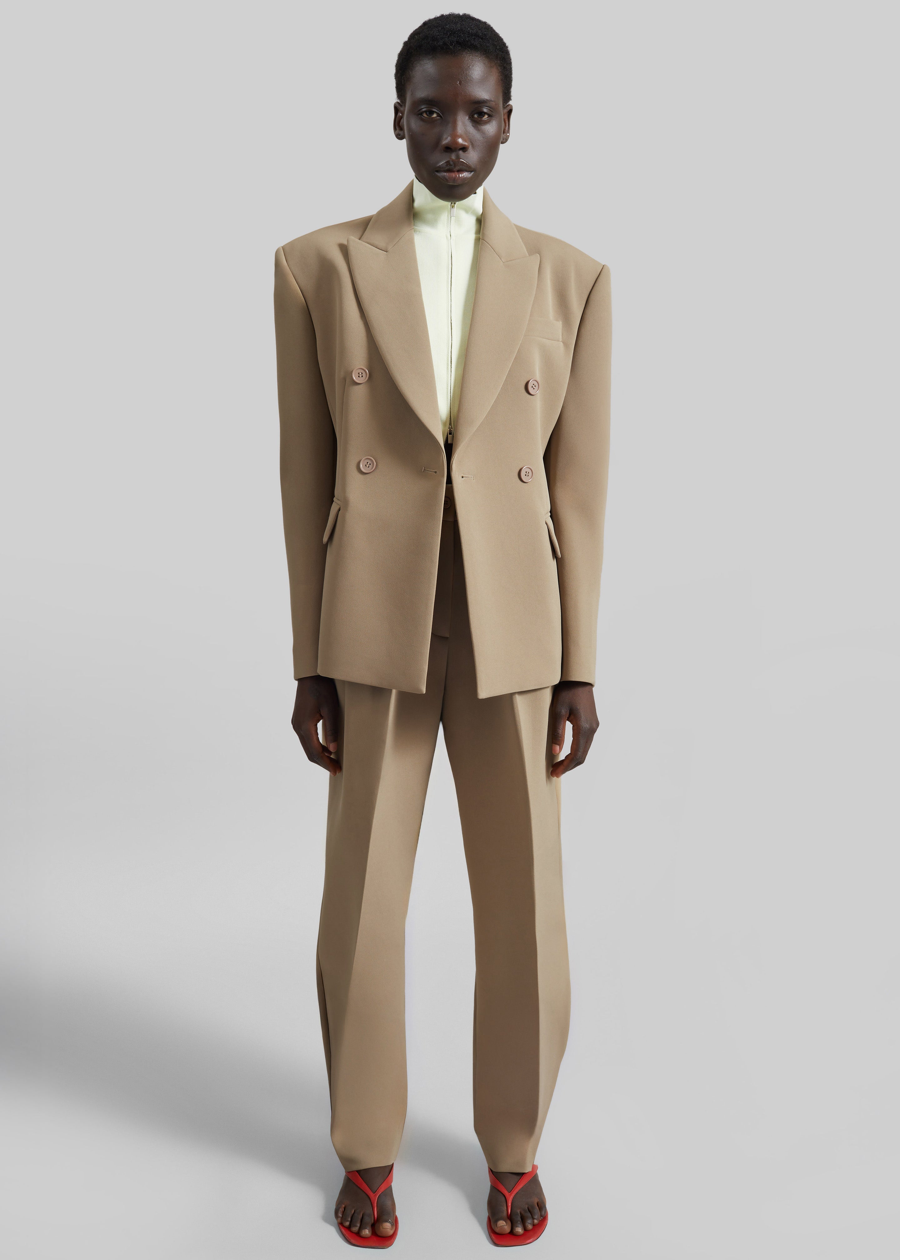 Doyer Cinched Blazer - Beige
