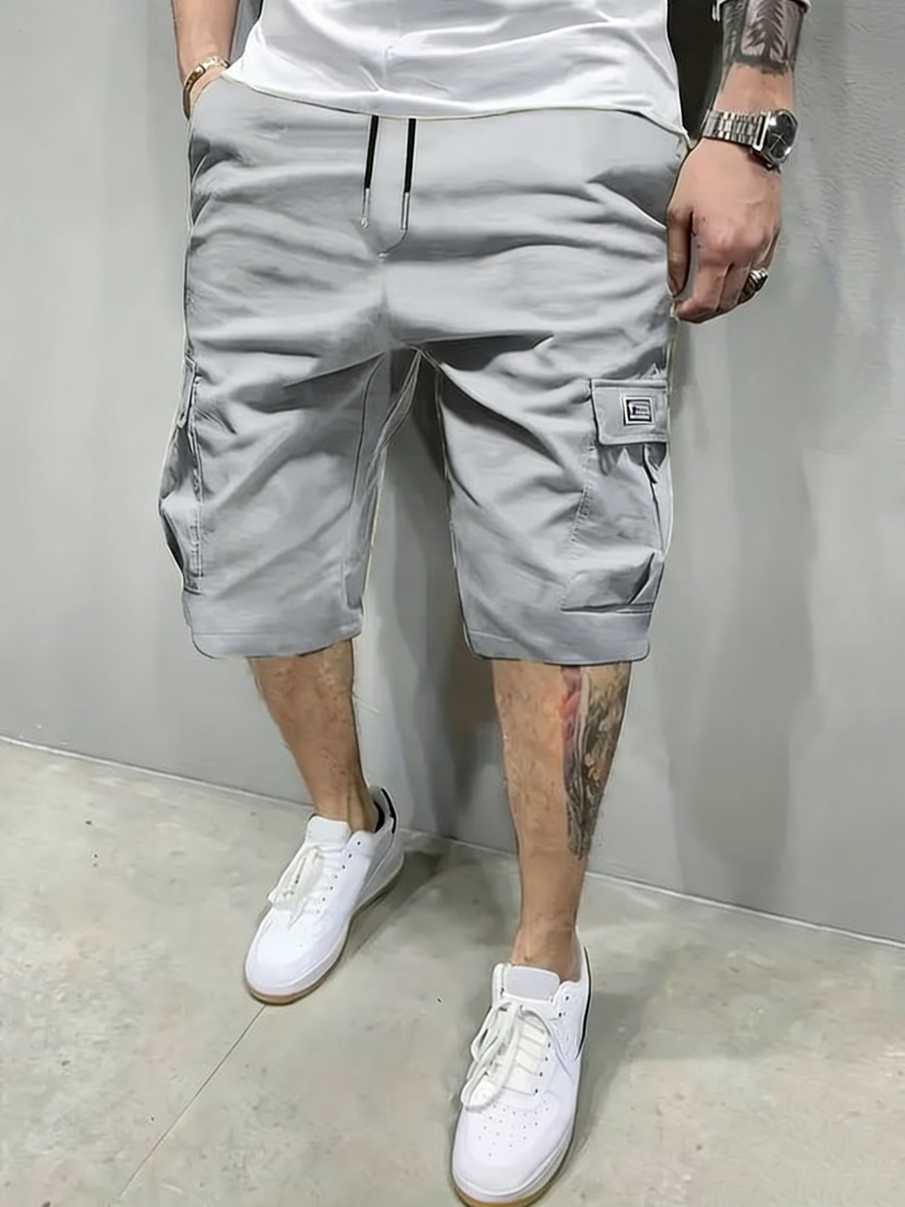 Men's Slanted Pocket Casual Shorts