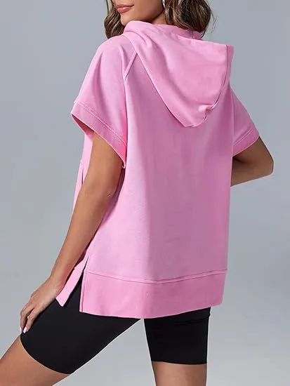 Womens Oversized Half Zip Hoodies (Less than $3 each!)