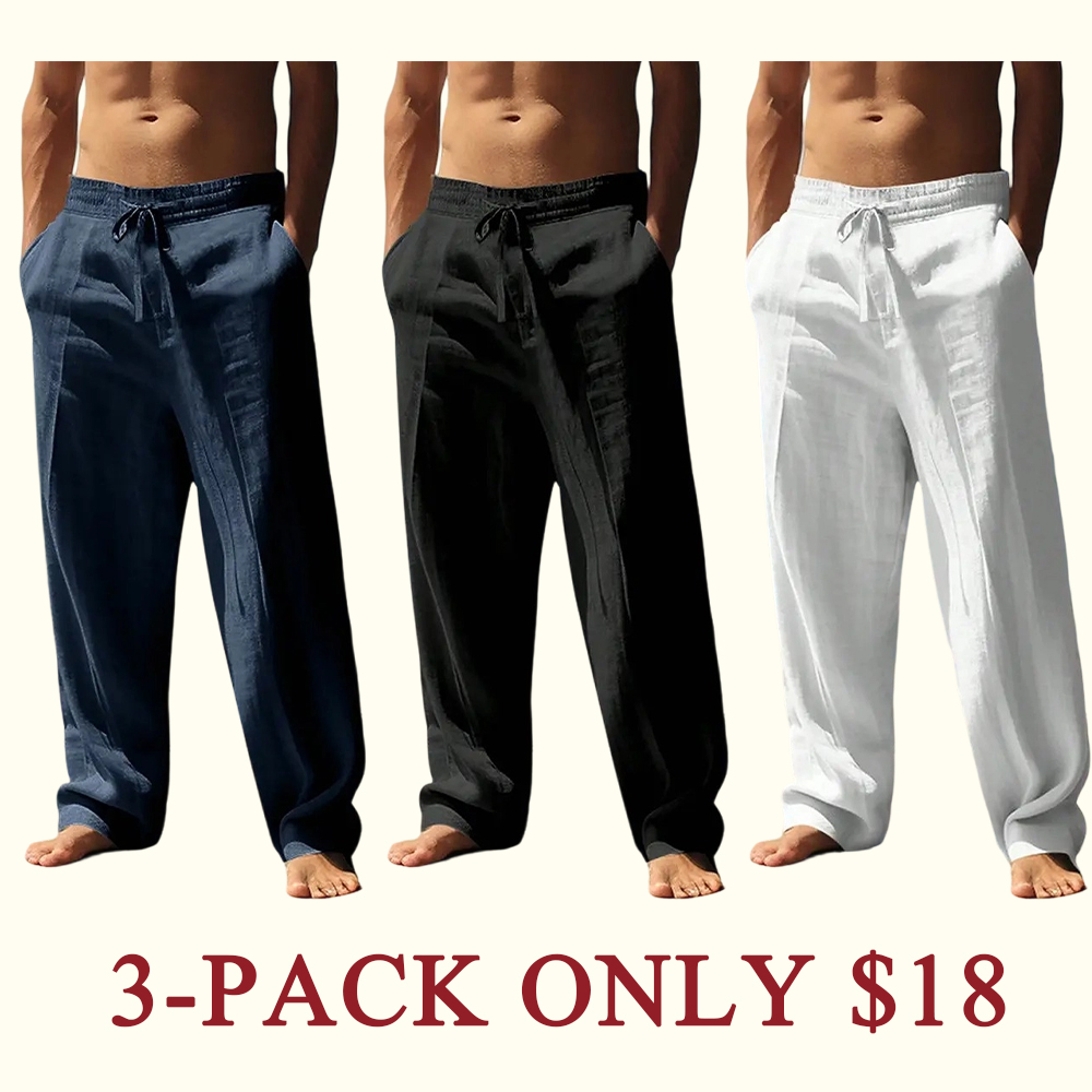 Men's Straight-Leg Casual Pants🍃