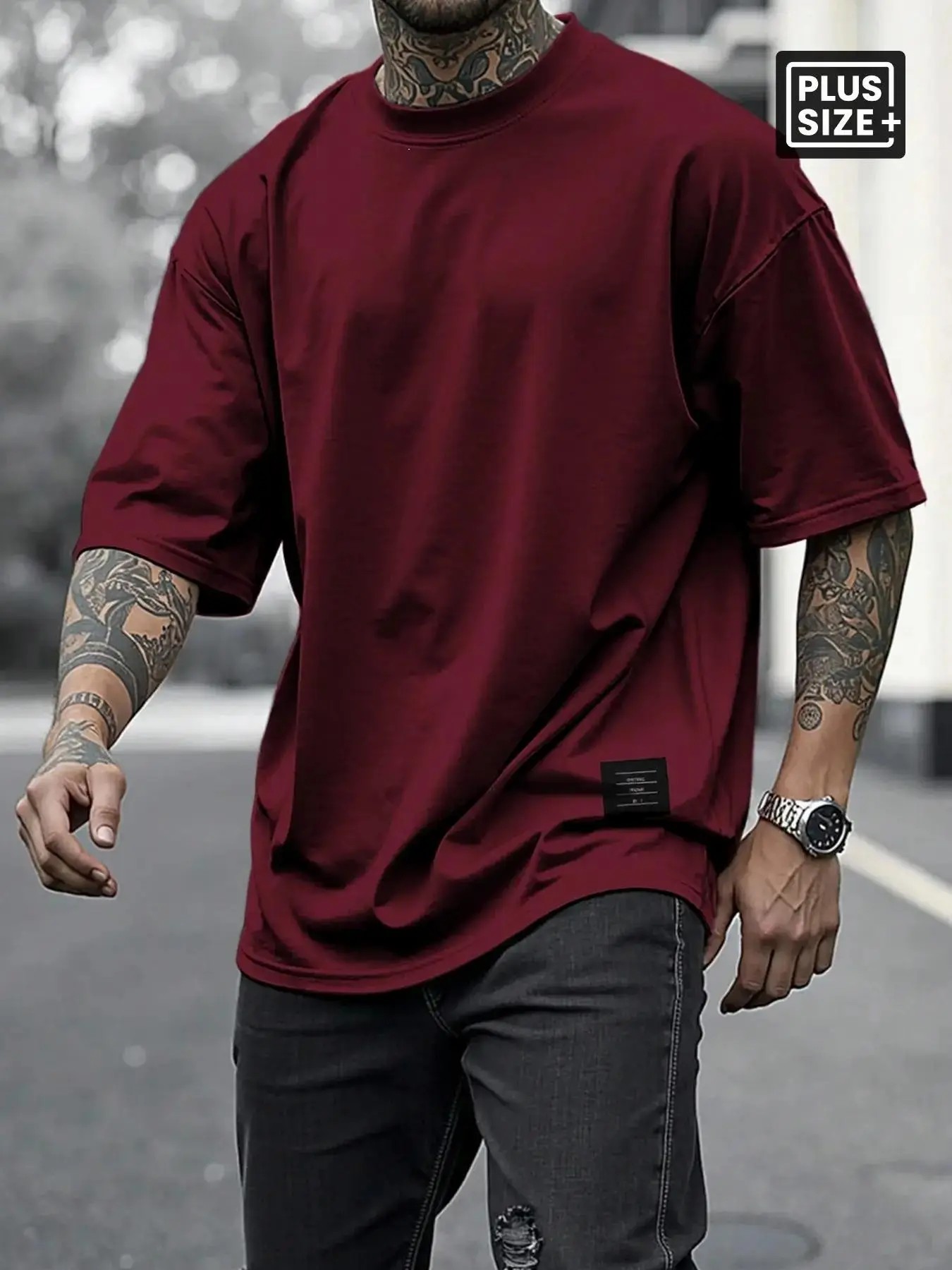 Men’s Ultra-Comfort Daily Essential Oversized Tee