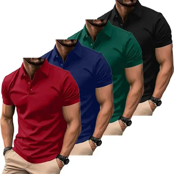 Men's Business Casual Polo Shirt