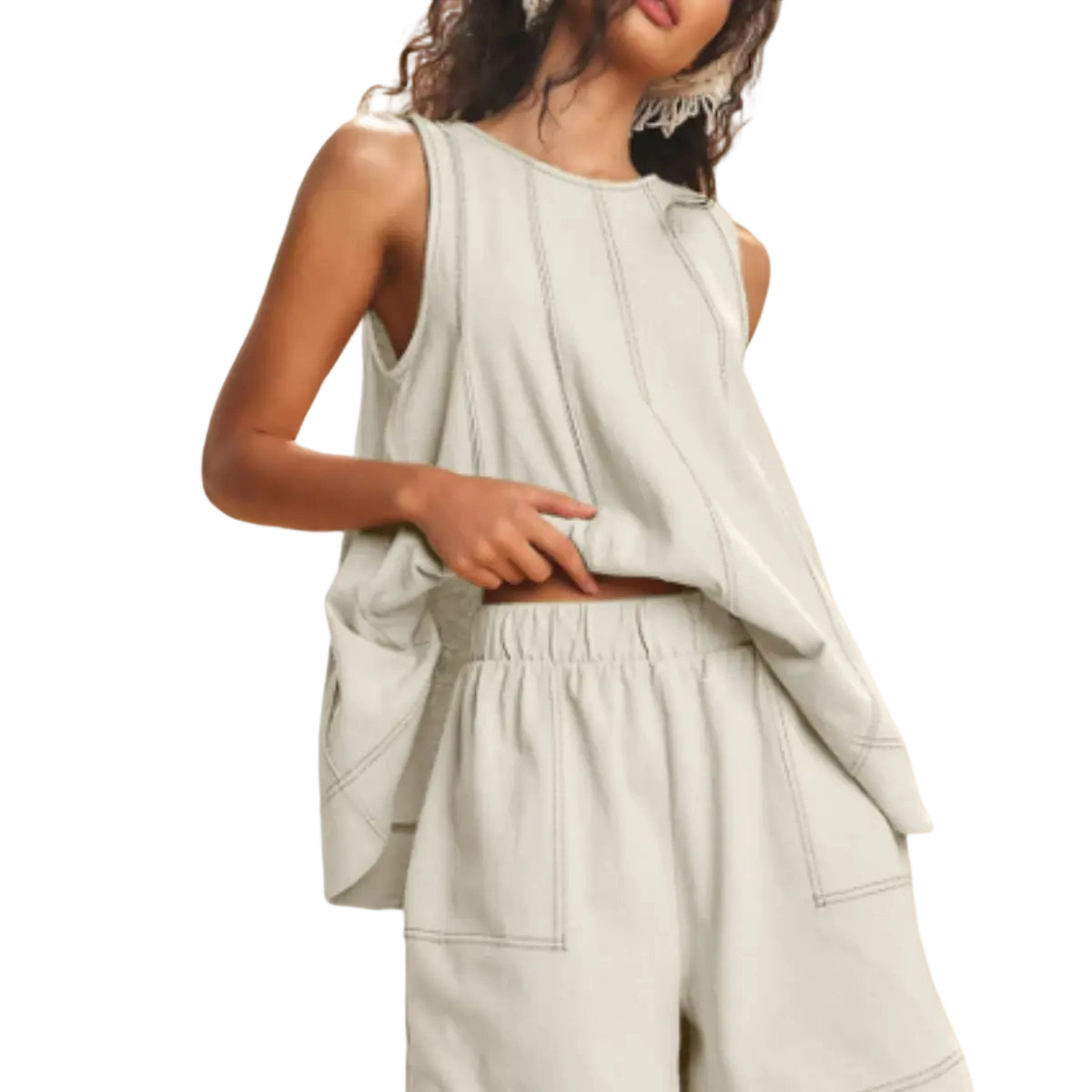 Women's 2-Piece Sleeveless Set