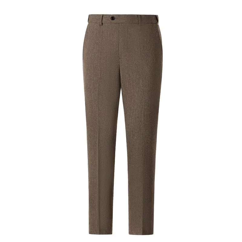 Men's Retro 3-Piece Tweed Herringbone Suit Set Two-Buttons Blazer Vest Pants Autumn New Arrival Formal Business Attire