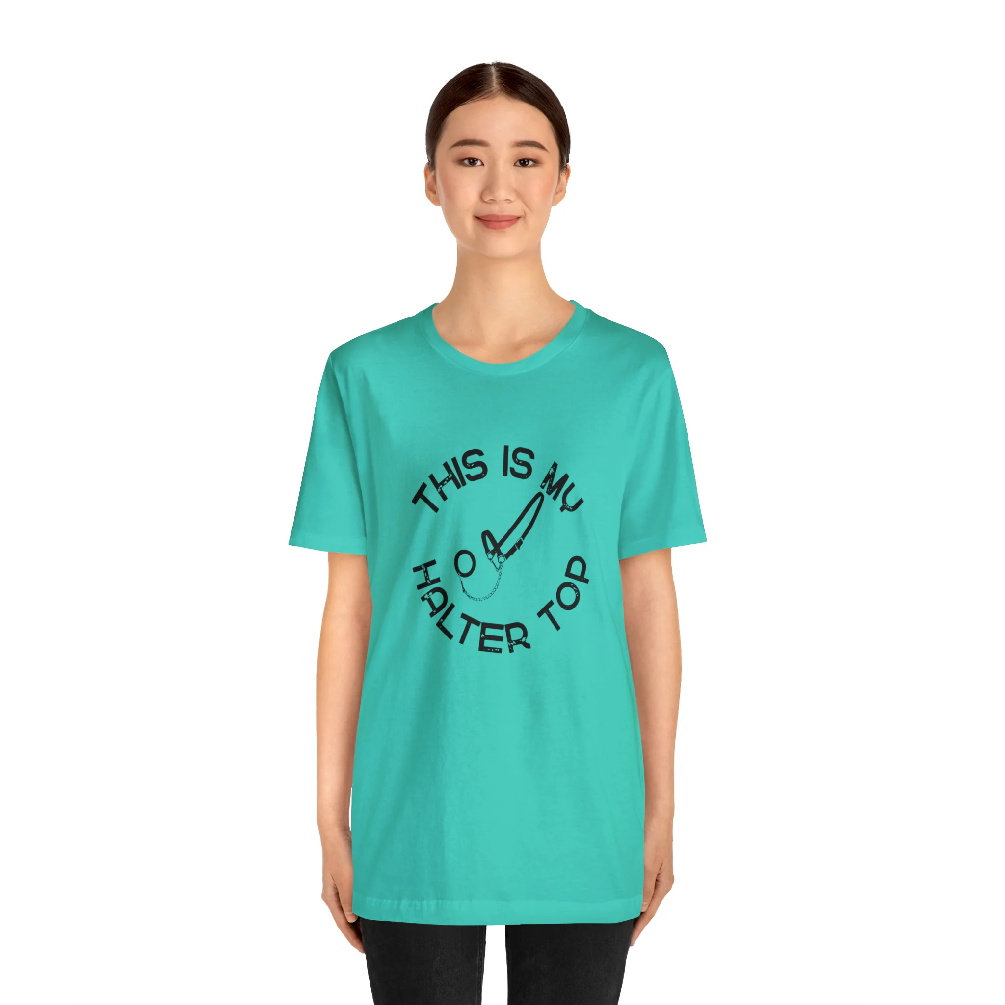 This is My Halter Top Unisex Jersey Short Sleeve Tee