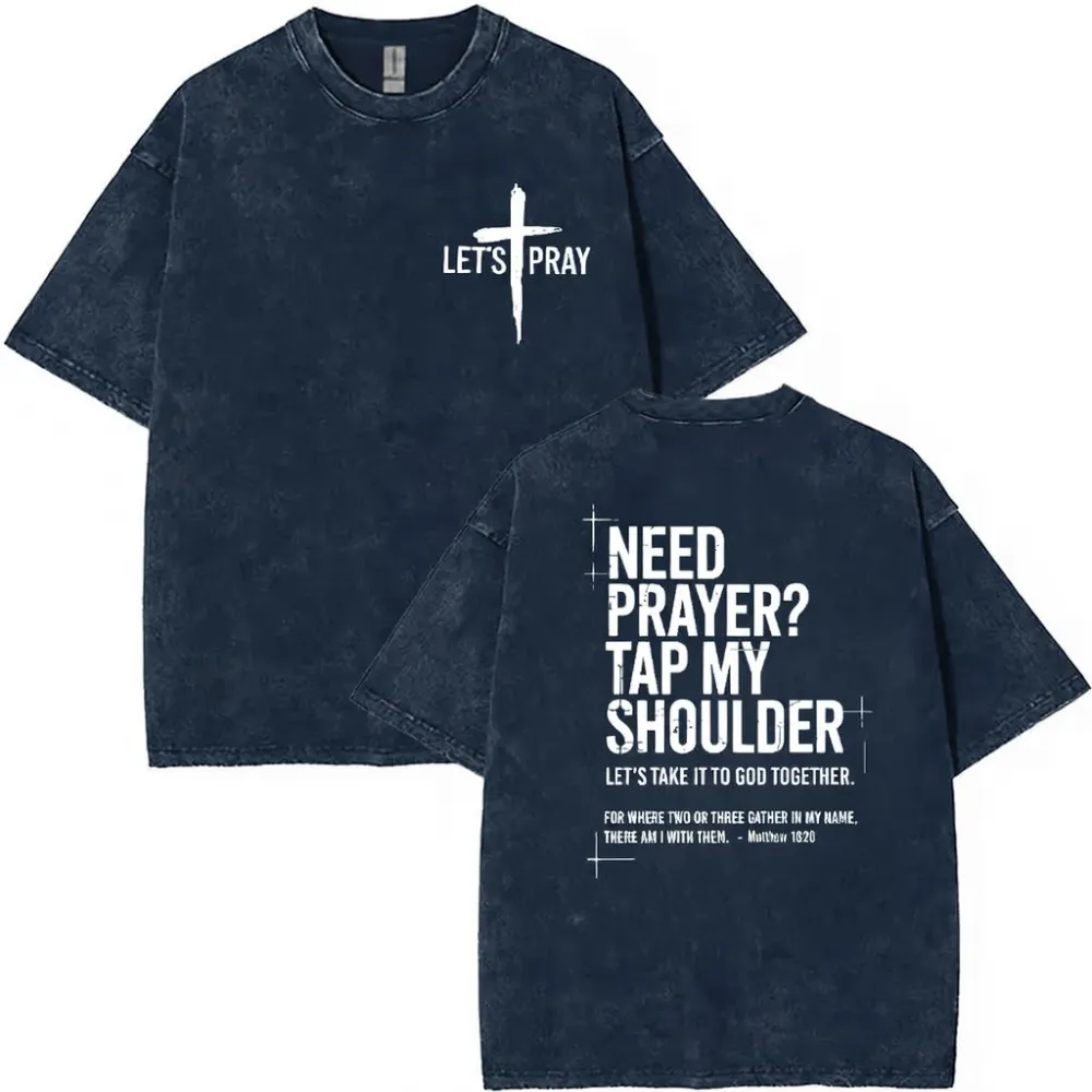 ⛪✝️ Easter 2026  Need Prayer Hoodie - Tap My Shoulder Let's Pray Christian Faith Top