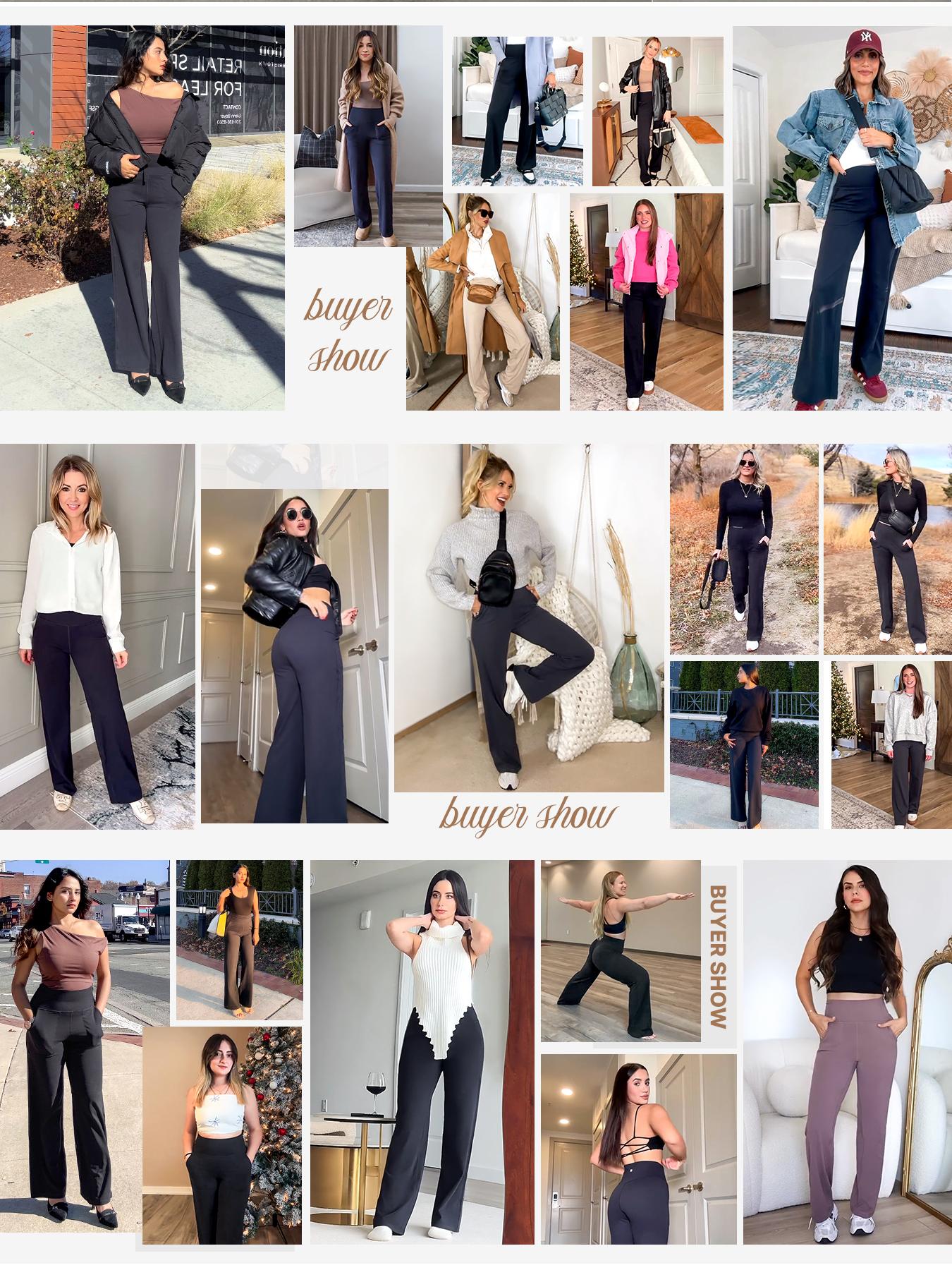 Solid-Color Fleece Yoga Pants — High-Waisted, Straight-Leg Jumpsuit Style
