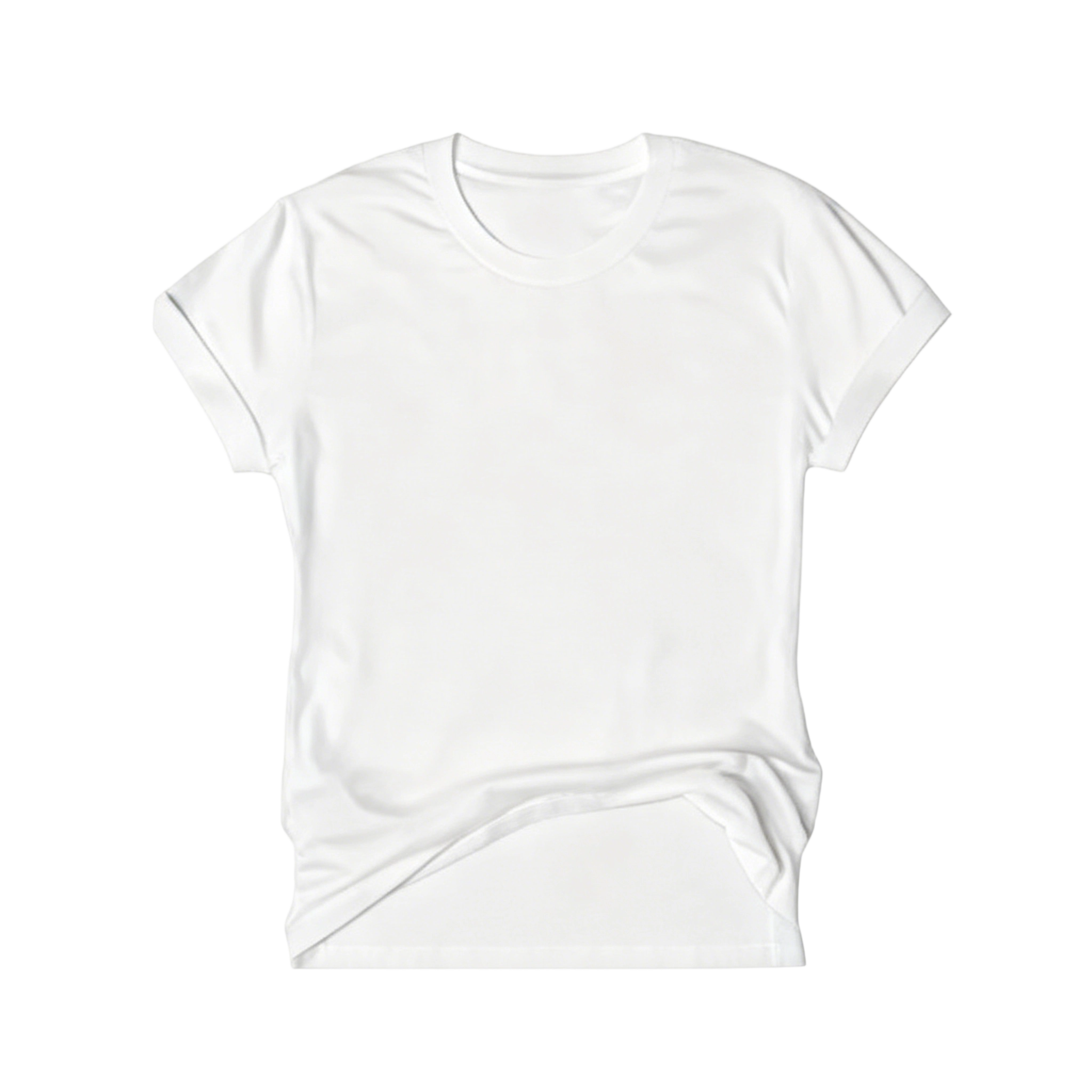 Women's Solid Crew Neck Short Sleeve Tees